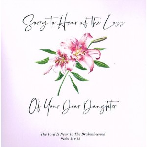 Card - Sympathy: Loss of Daughter